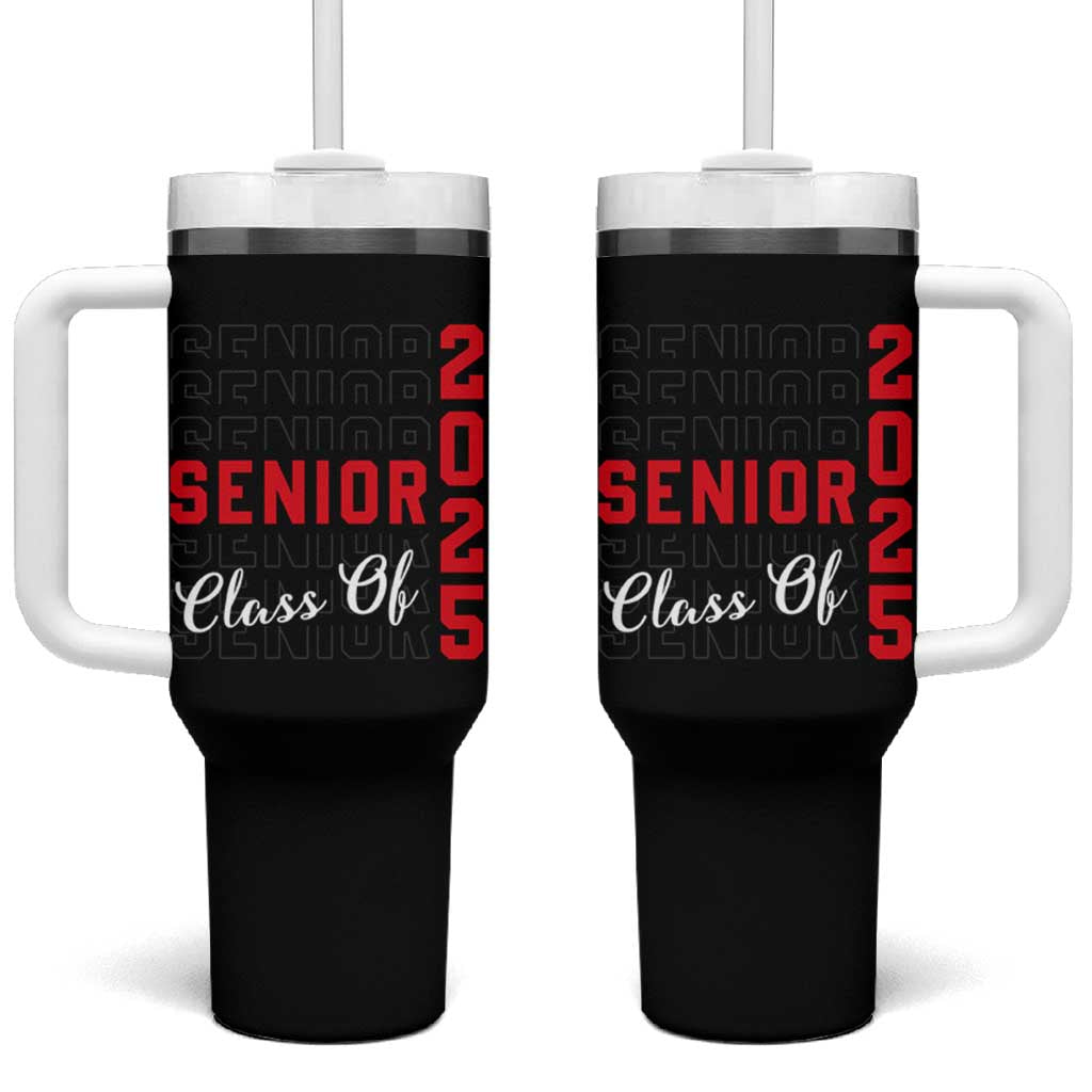 Senior 2025 Tumbler With Handle Class of 2025 Graduation Back To School Graduate Graduation - Wonder Print Shop