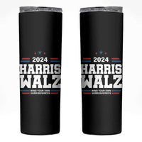 Harris Walz 2024 Election Skinny Tumbler Mind Your Own Damn Business - Wonder Print Shop