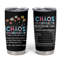Chaos Coordinator Tumbler Cup Thank You Gift Christmas Gifts for Colleague Coworker Travel Mug - Wonder Print Shop