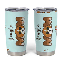 Beagle Dog Mom Tumbler Cup Funny Dog Lover Mothers Day Gifts