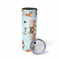 Corgi Dog Mom Skinny Tumbler Funny Dog Lover Mothers Day Gifts