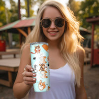 Corgi Dog Mom Skinny Tumbler Funny Dog Lover Mothers Day Gifts