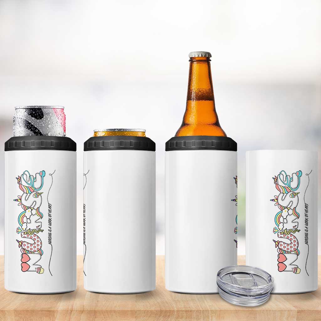 Nurse Gifts For Women 4 in 1 Can Cooler Tumbler Nurses Week Nursing School Graduation Gifts