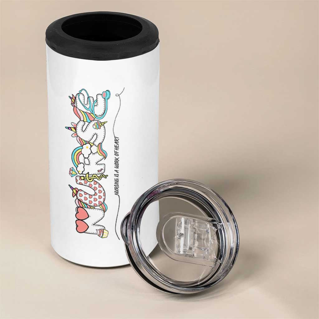Nurse Gifts For Women 4 in 1 Can Cooler Tumbler Nurses Week Nursing School Graduation Gifts