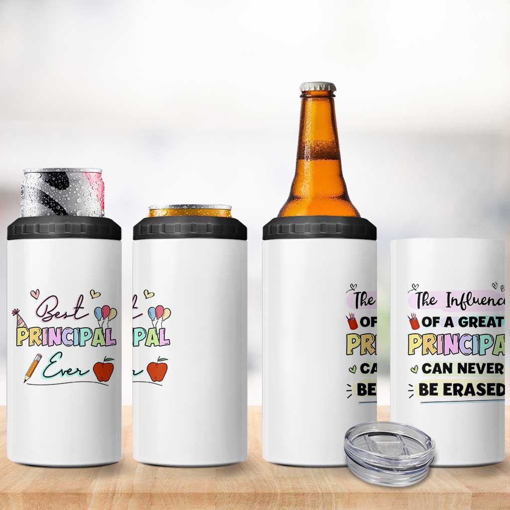 Principal Gifts 4 in 1 Can Cooler Tumbler School Principals Day Best Principal Ever