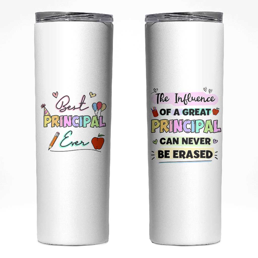 Principal Gifts Skinny Tumbler School Principals Day Best Principal Ever