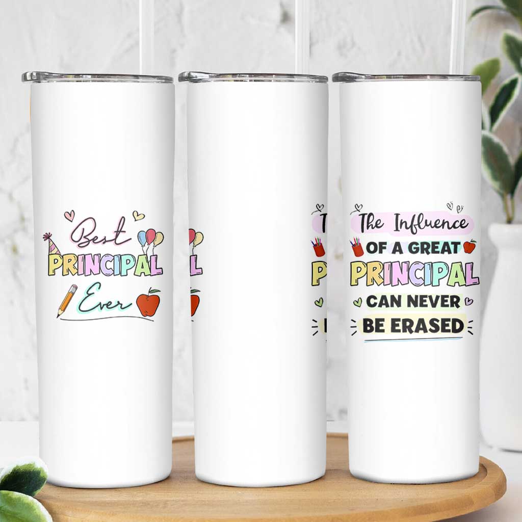 Principal Gifts Skinny Tumbler School Principals Day Best Principal Ever