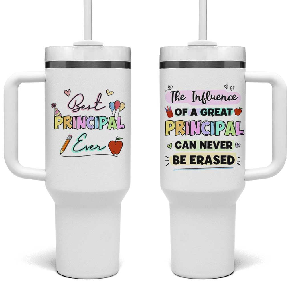 Principal Gifts Tumbler With Handle School Principals Day Best Principal Ever