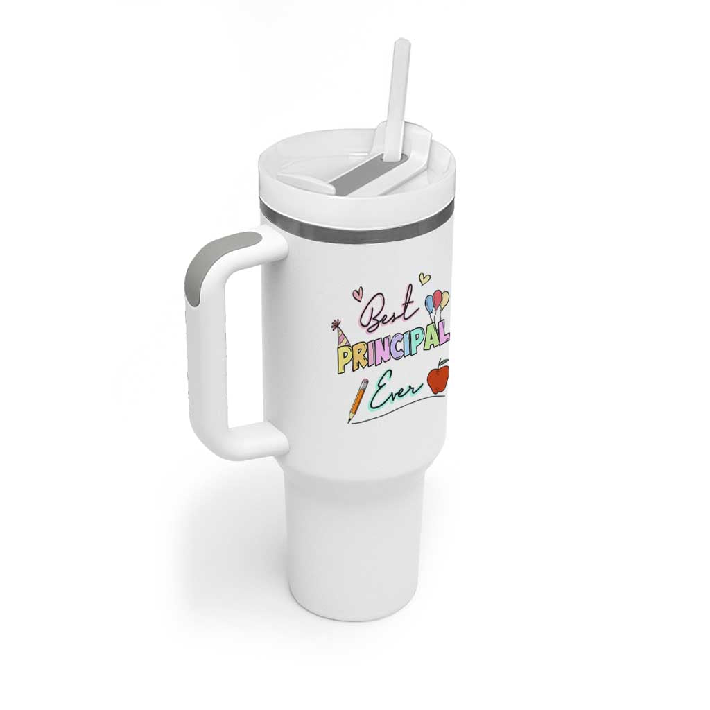 Principal Gifts Tumbler With Handle School Principals Day Best Principal Ever