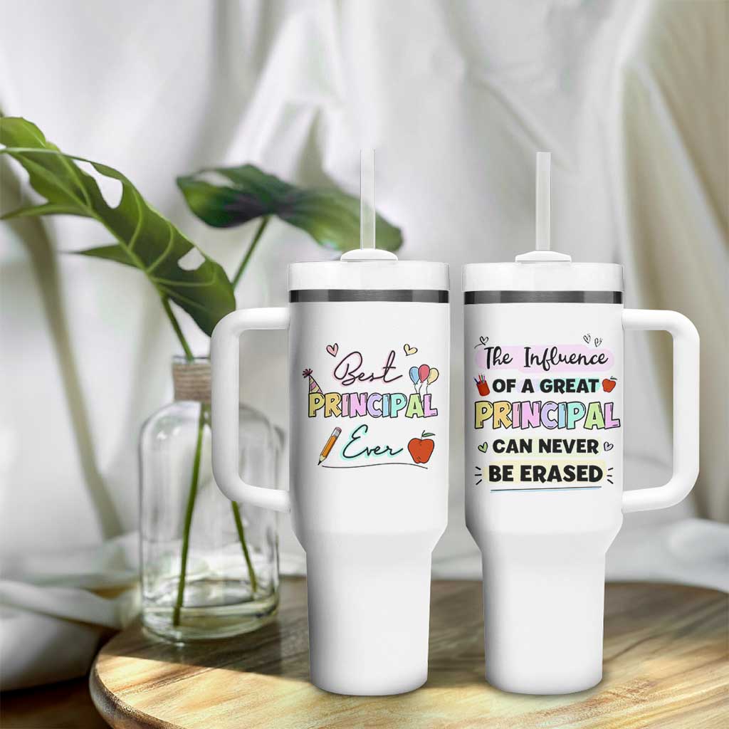 Principal Gifts Tumbler With Handle School Principals Day Best Principal Ever