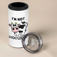 Funny Cow Lovers 4 in 1 Can Cooler Tumbler Not Amooosed