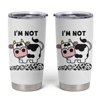 Funny Cow Lovers Tumbler Cup Not Amooosed