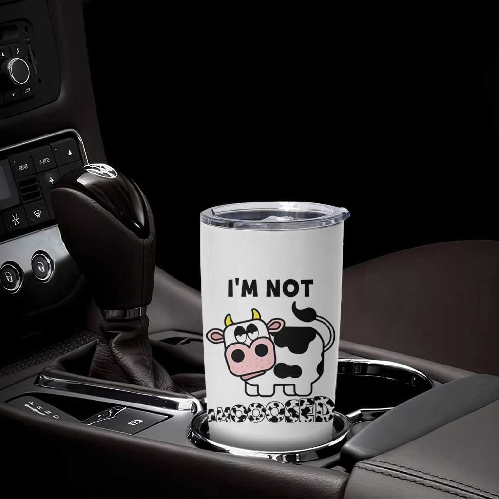 Funny Cow Lovers Tumbler Cup Not Amooosed