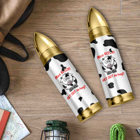 Funny Cow Lovers Bullet Tumbler Moo Bitch Get Out Heifer Cow Print