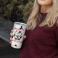 Funny Cow Lovers Tumbler Cup Moo Bitch Get Out Heifer Cow Print