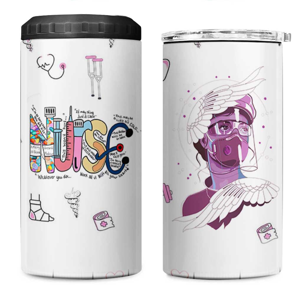 Nurse Gifts For Women 4 in 1 Can Cooler Tumbler Nursing School Graduation Nurses Week Gifts