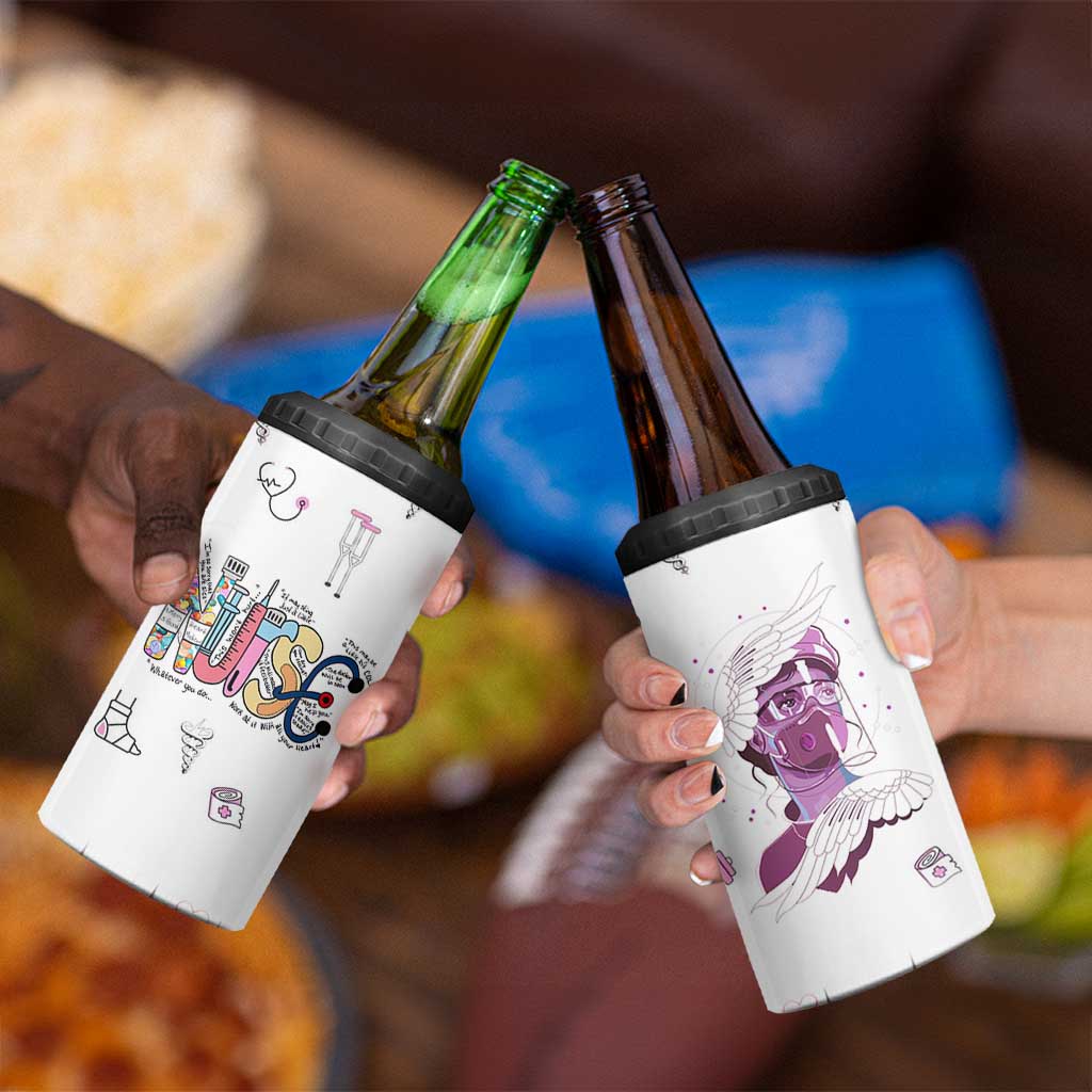 Nurse Gifts For Women 4 in 1 Can Cooler Tumbler Nursing School Graduation Nurses Week Gifts