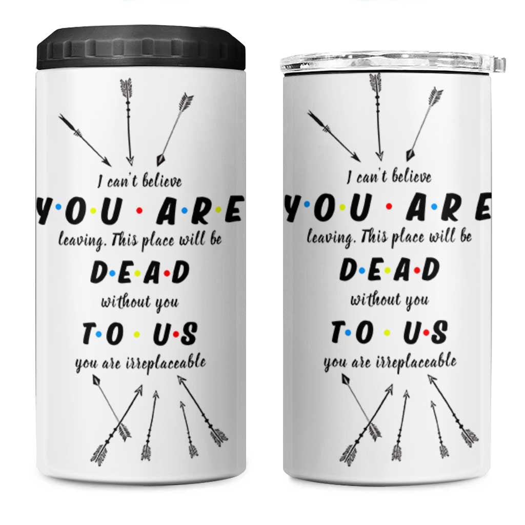 Goodbye Gift 4 in 1 Can Cooler Tumbler You Are Dead To Us Coworker Leaving Gifts