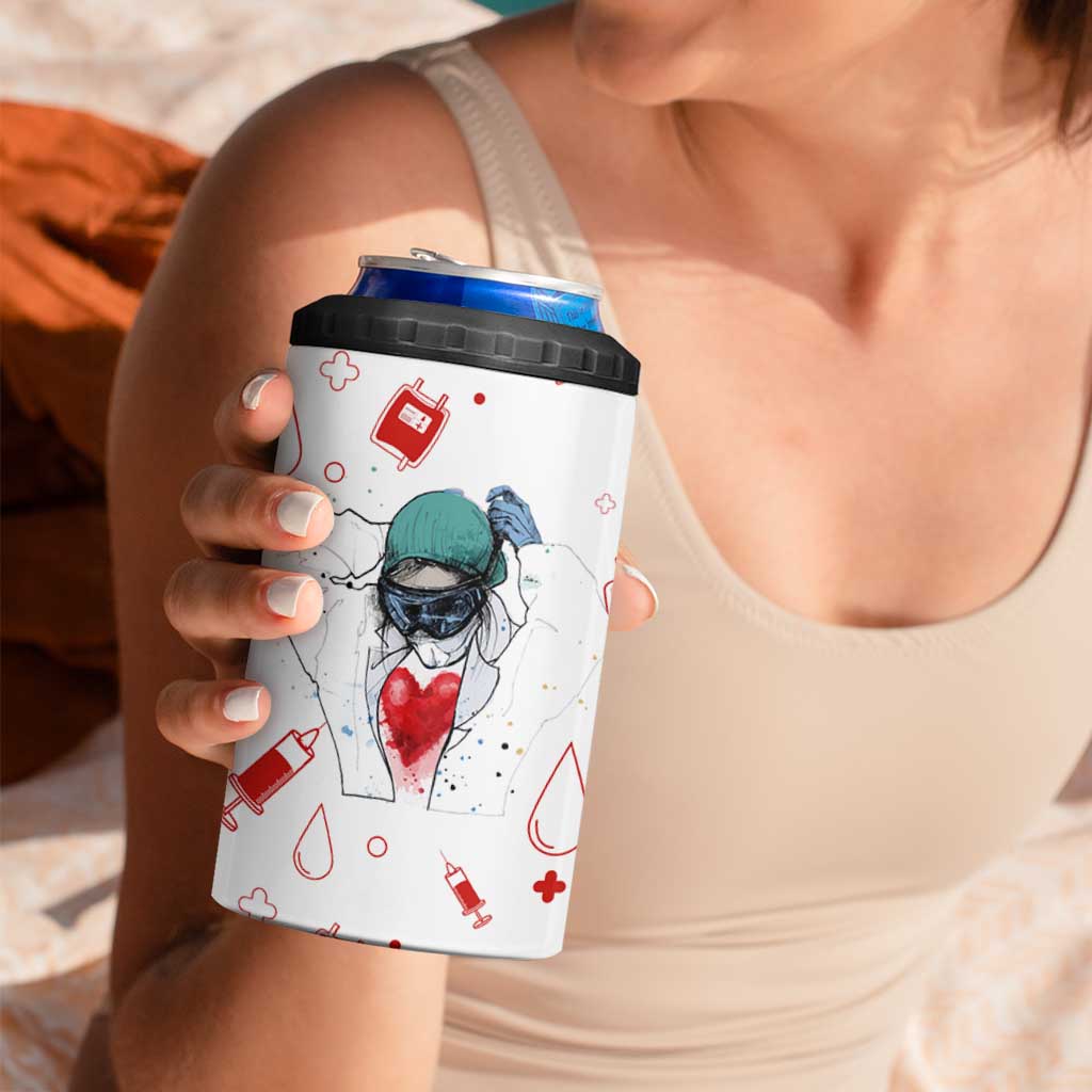 Nurse Gifts for Women 4 in 1 Can Cooler Tumbler Nutrition Facts Rn Lpn Practitioner Nursing School Graduation Gifts