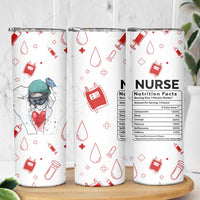 Nurse Gifts for Women Skinny Tumbler Nutrition Facts Rn Lpn Practitioner Nursing School Graduation Gifts