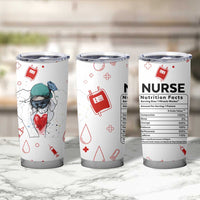 Nurse Gifts for Women Tumbler Cup Nutrition Facts Rn Lpn Practitioner Nursing School Graduation Gifts