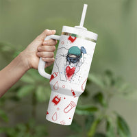 Nurse Gifts for Women Tumbler With Handle Nutrition Facts Rn Lpn Practitioner Nursing School Graduation Gifts