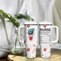 Nurse Gifts for Women Tumbler With Handle Nutrition Facts Rn Lpn Practitioner Nursing School Graduation Gifts