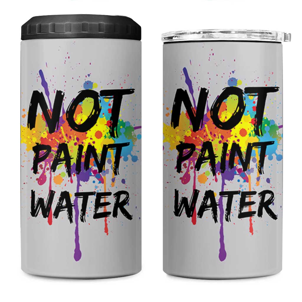 Not Paint Water Artist Gifts 4 in 1 Can Cooler Tumbler Painter Art Teacher Appreciation Gifts Work Colleague