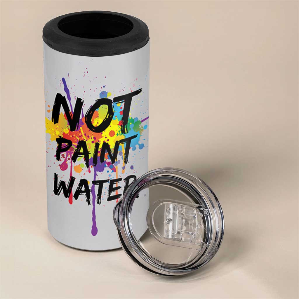 Not Paint Water Artist Gifts 4 in 1 Can Cooler Tumbler Painter Art Teacher Appreciation Gifts Work Colleague