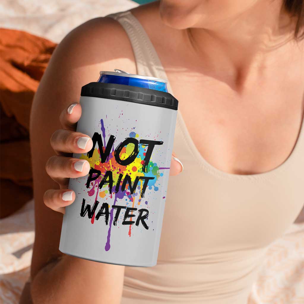 Not Paint Water Artist Gifts 4 in 1 Can Cooler Tumbler Painter Art Teacher Appreciation Gifts Work Colleague