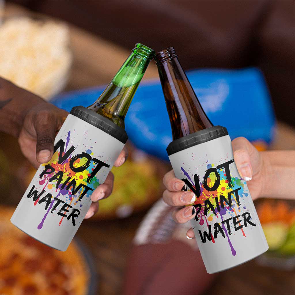 Not Paint Water Artist Gifts 4 in 1 Can Cooler Tumbler Painter Art Teacher Appreciation Gifts Work Colleague