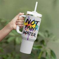 Not Paint Water Artist Gifts Tumbler With Handle Painter Art Teacher Appreciation Gifts Work Colleague