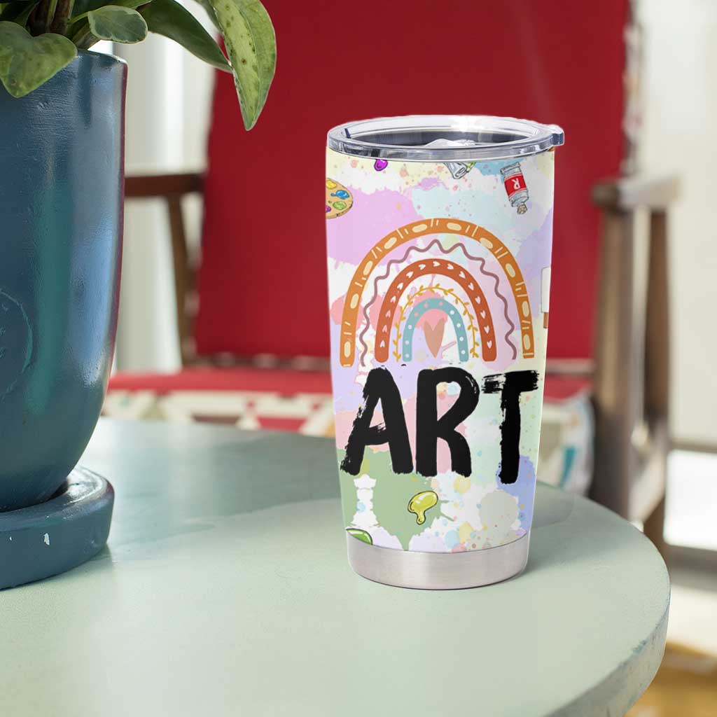 Not Paint Water Tumbler Cup Funny Artist Painter Art Teacher Gifts