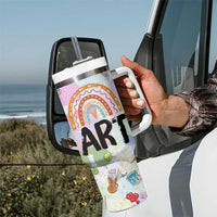 Not Paint Water Tumbler With Handle Funny Artist Painter Art Teacher Gifts