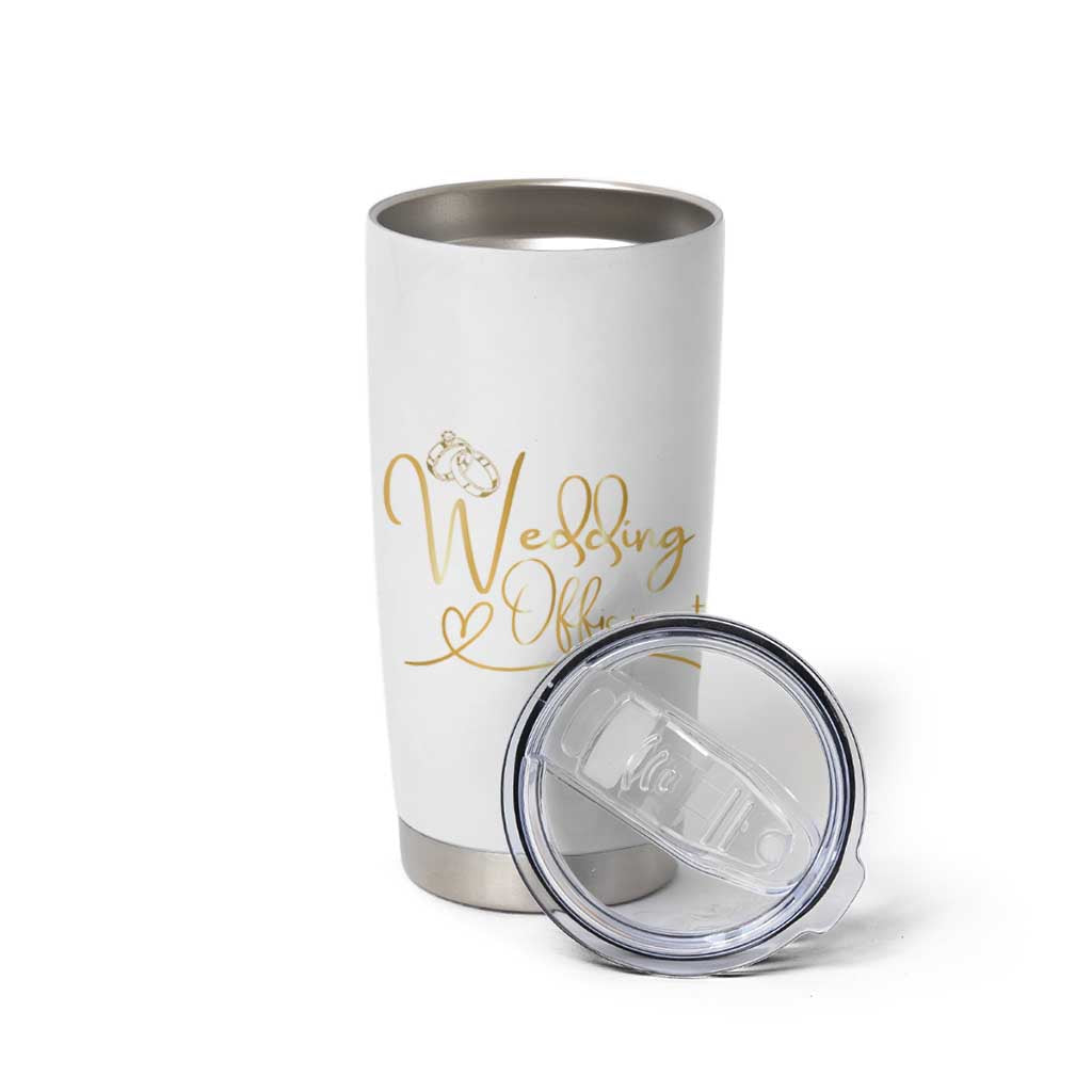 Wedding Officiant Gift Tumbler Cup Thanks Gifts From Couple Bride Groom
