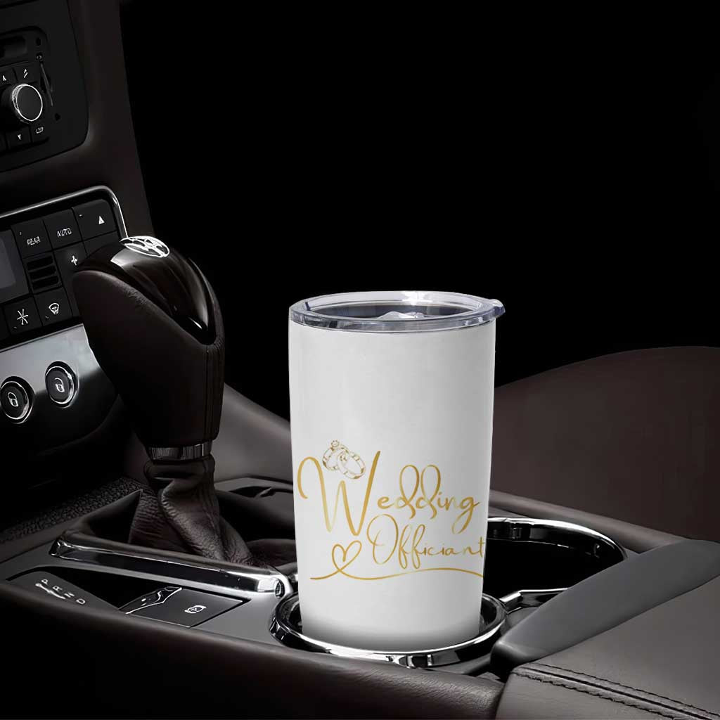 Wedding Officiant Gift Tumbler Cup Thanks Gifts From Couple Bride Groom