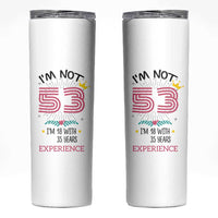 53th Birthday Gifts For Women Skinny Tumbler Funny 1973 53 Year Old Birthday