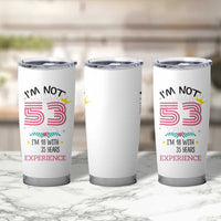 53th Birthday Gifts For Women Tumbler Cup Funny 1973 53 Year Old Birthday