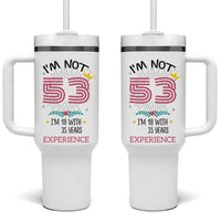 53th Birthday Gifts For Women Tumbler With Handle Funny 1973 53 Year Old Birthday