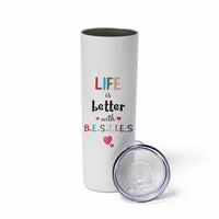 Bestie Gifts Skinny Tumbler Best Friends Friendships BFF Gift