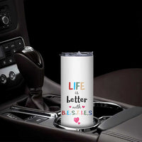 Bestie Gifts Skinny Tumbler Best Friends Friendships BFF Gift
