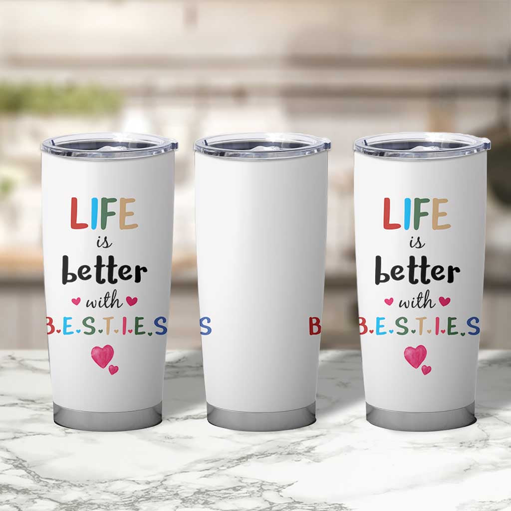 Bestie Gifts Tumbler Cup Best Friends Friendships BFF Gift