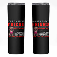 Bestie Gifts Skinny Tumbler You Are A Great Friend