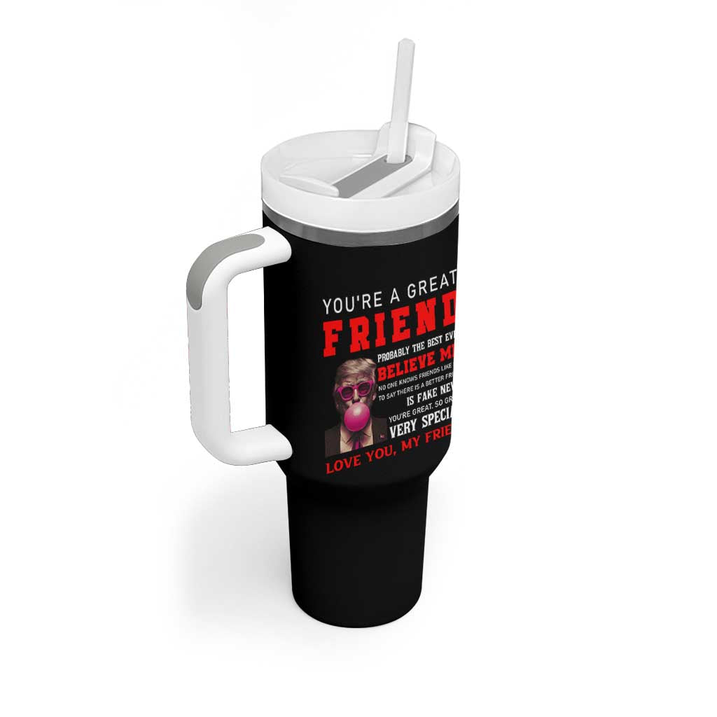 Bestie Gifts Tumbler With Handle You Are A Great Friend