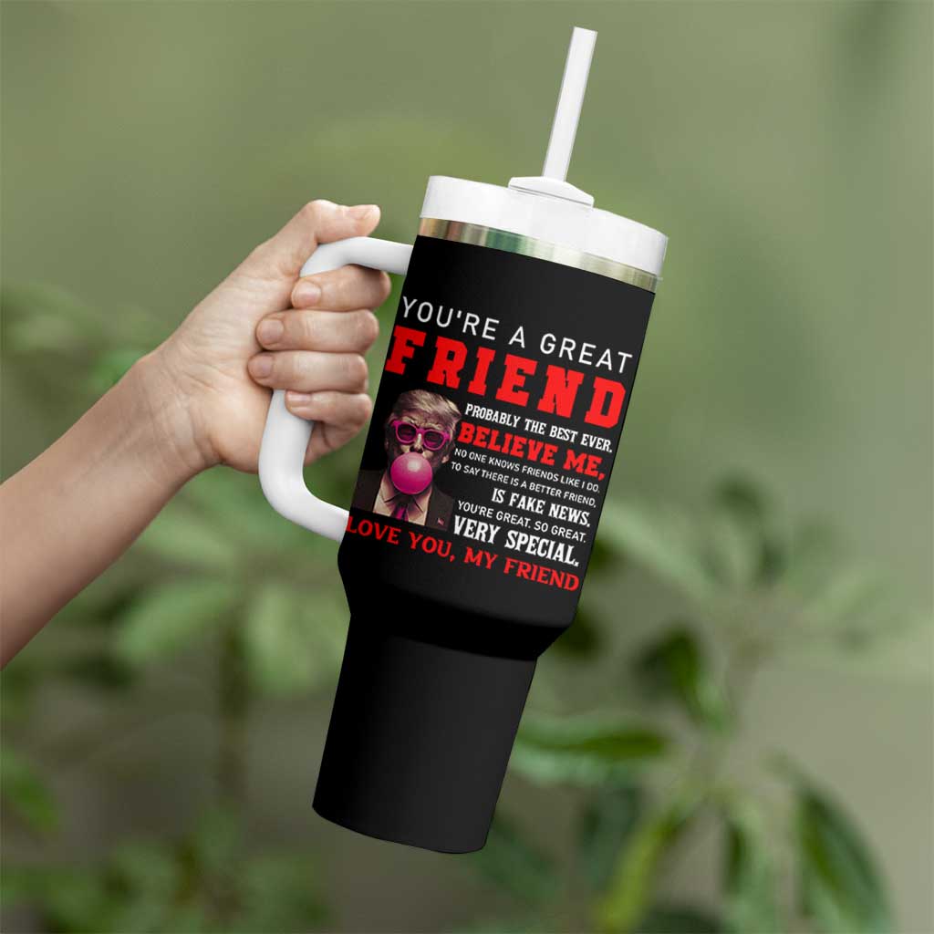 Bestie Gifts Tumbler With Handle You Are A Great Friend