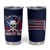 Ice Hockey Tumbler Cup Hockey Lovers Fans Coaches Sticks US Flag