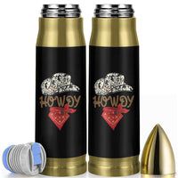 Howdy Cowboy Bullet Tumbler Retro Western Country Rodeo
