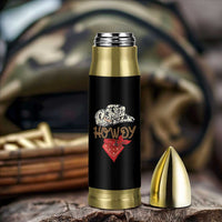 Howdy Cowboy Bullet Tumbler Retro Western Country Rodeo