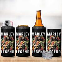 Legend Bob 4 in 1 Can Cooler Tumbler Reggae Music Rastafari Rasta Gift - Wonder Print Shop
