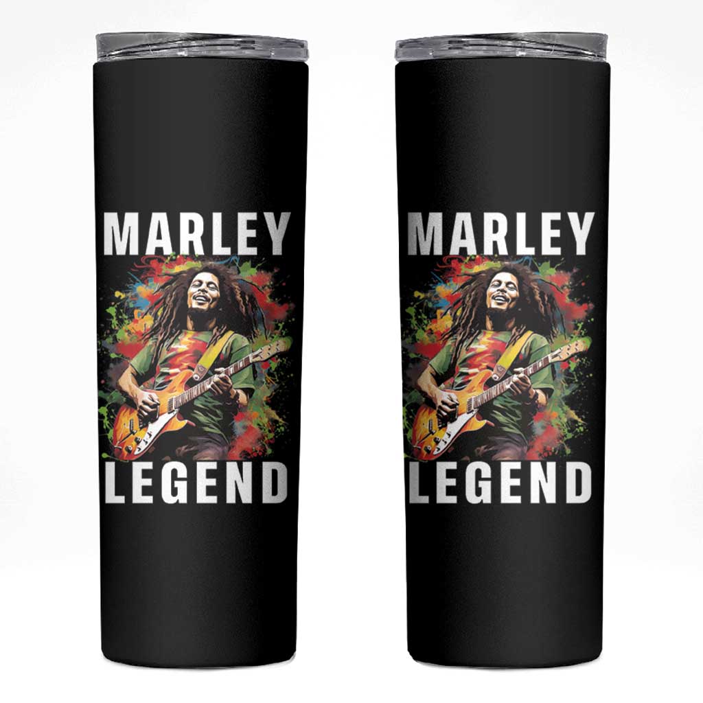 Legend Bob Skinny Tumbler Reggae Music Rastafari Rasta Gift - Wonder Print Shop